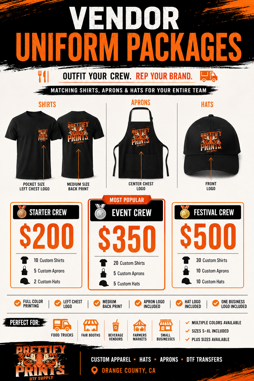 Custom Uniform Packages