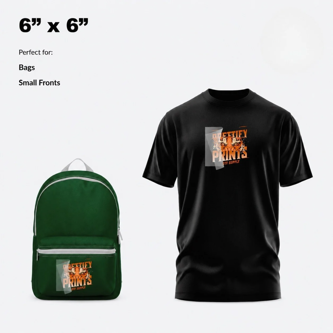 Custom DTF Transfers By Size