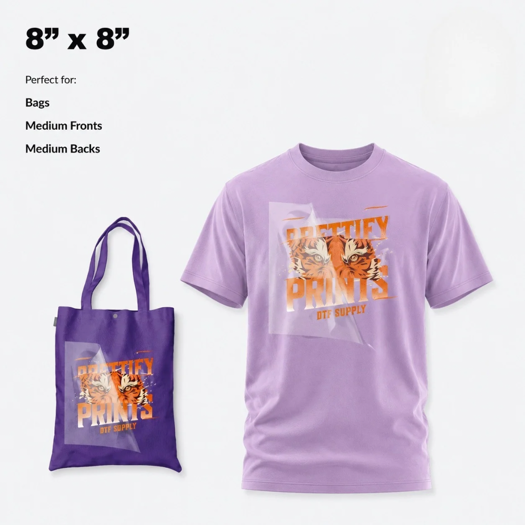 Custom DTF Transfers By Size