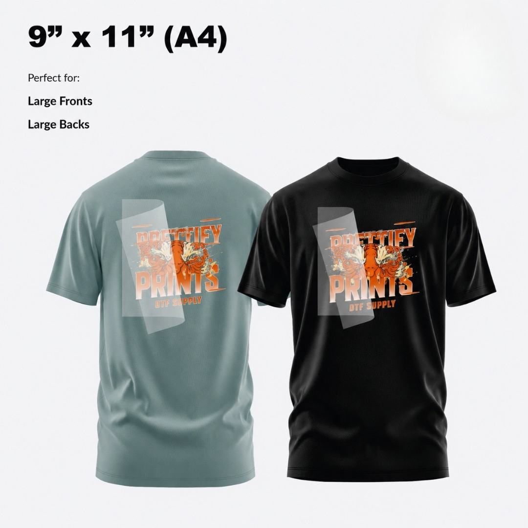 Custom DTF Transfers By Size