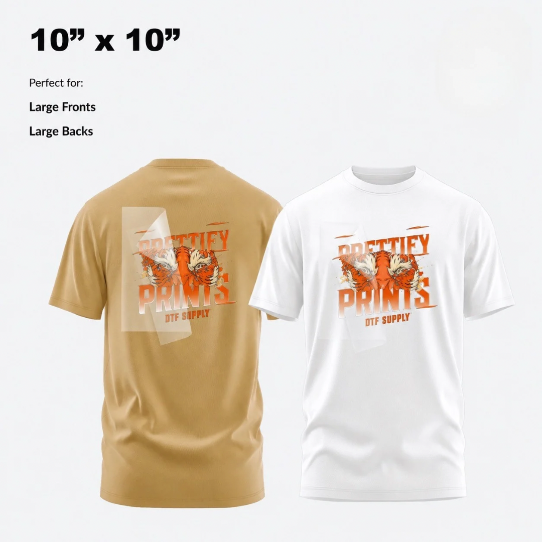 Custom DTF Transfers By Size
