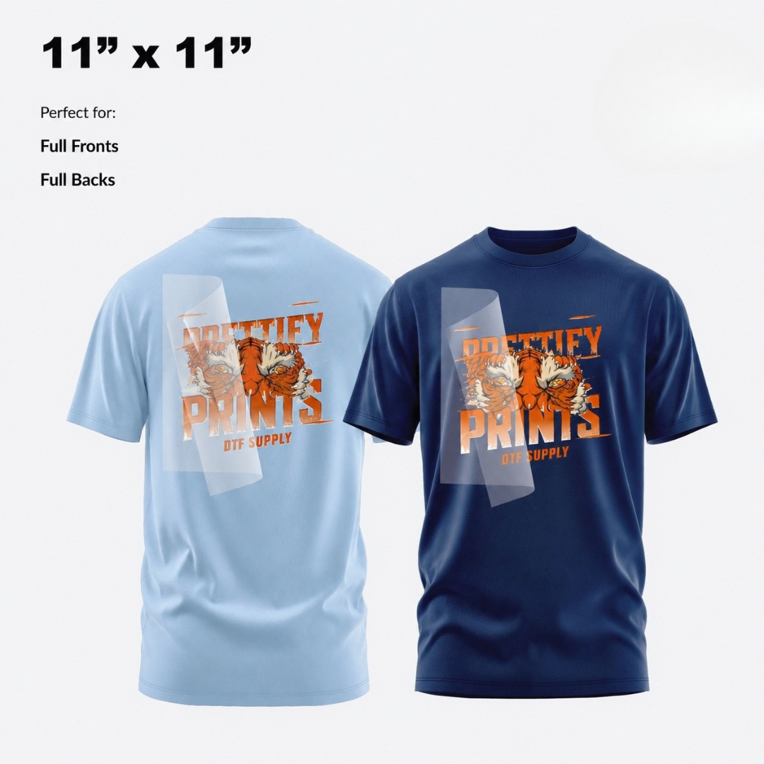 Custom DTF Transfers By Size