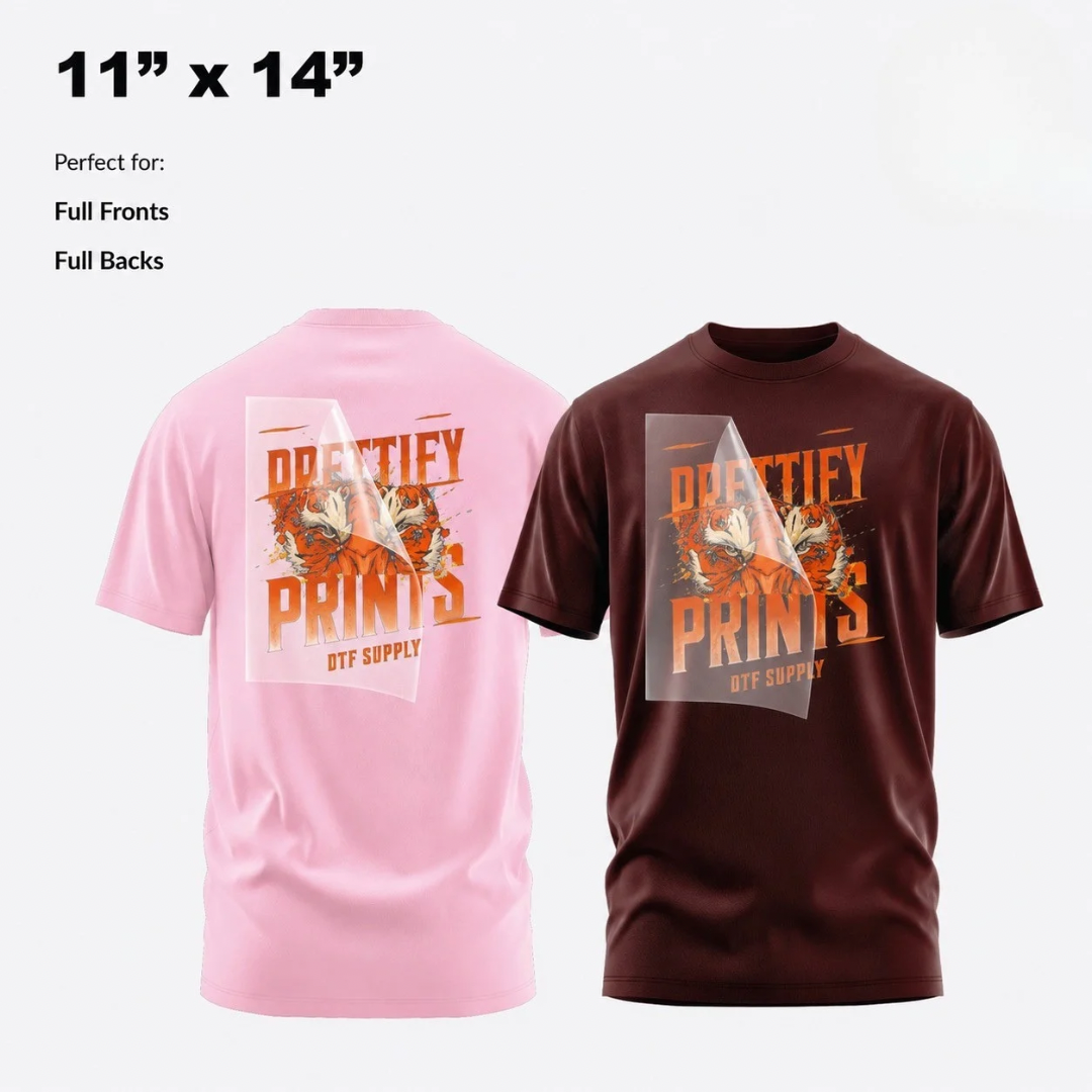 Custom DTF Transfers By Size