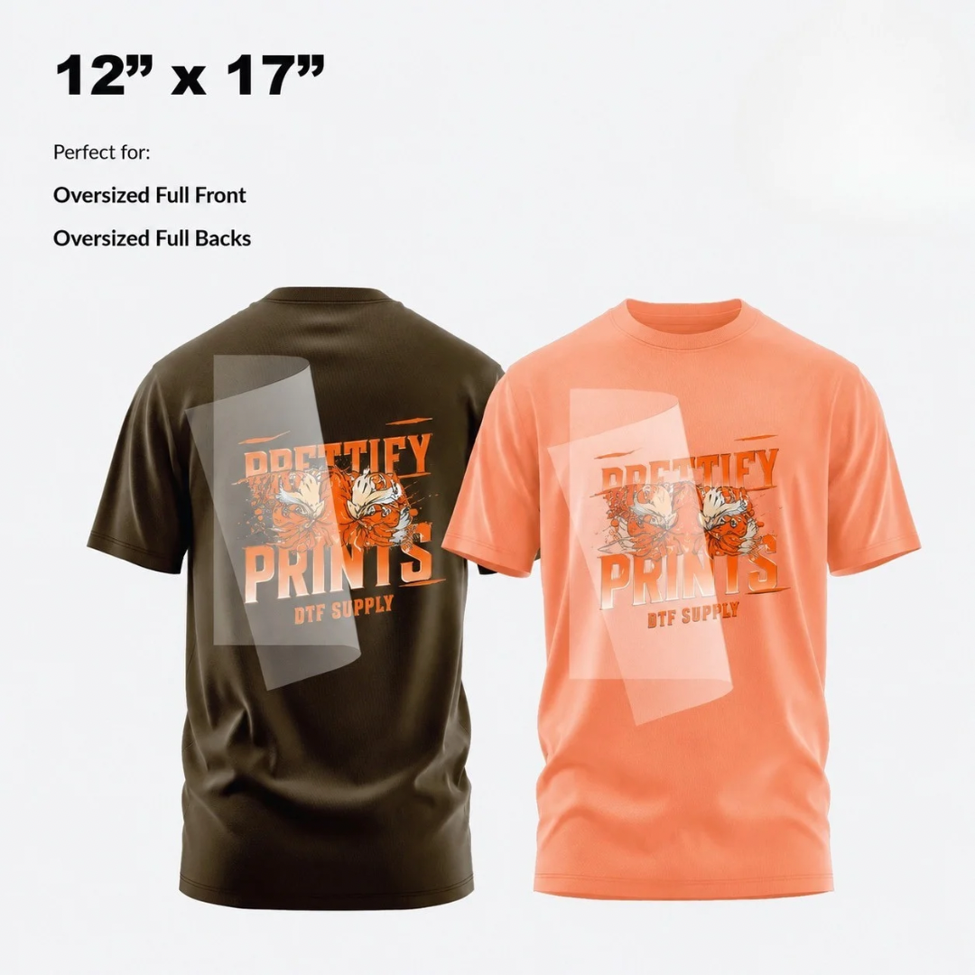 Custom DTF Transfers By Size