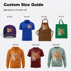 Custom DTF Transfers By Size