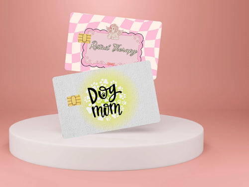 Aesthetic Credit Card Decals – Glossy Waterproof Vinyl Skins, Set of 6