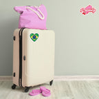 Kawaii Brazil Flag Heart Sticker | Brazilian Pride Vinyl Decal