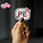 Custom Kawaii Country Initial Sticker | Latin America Flag Vinyl Decal