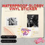 Waterproof Holographic Vinyl Sticker — Mimosas and Yap, Disco Ball Brunch