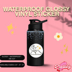 Cloud Gains Sticker: Holographic Gym Motivation, Waterproof Vinyl