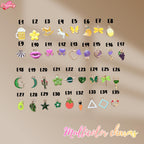 Personalized Safety Pin Brooch with Charm | Custom Letter Bead Accessory